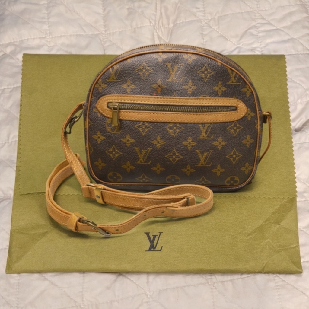 Louis Vuitton Monogram Senlis Shoulder-Crossbody Bag Vintage W/Authentication